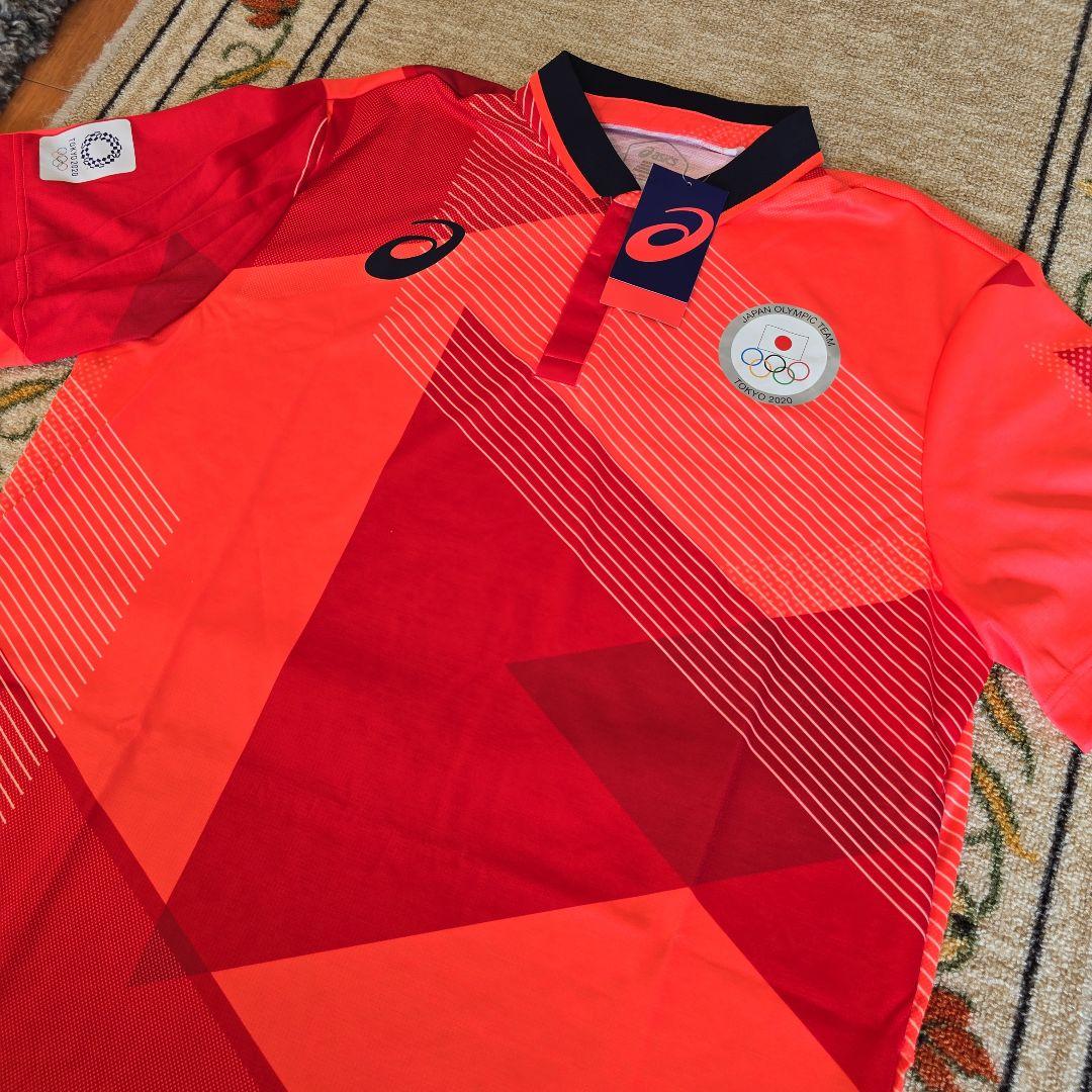 新品)非売品 東京2020オリンピック オフィシャルチームロゴ付 ポロシャツ