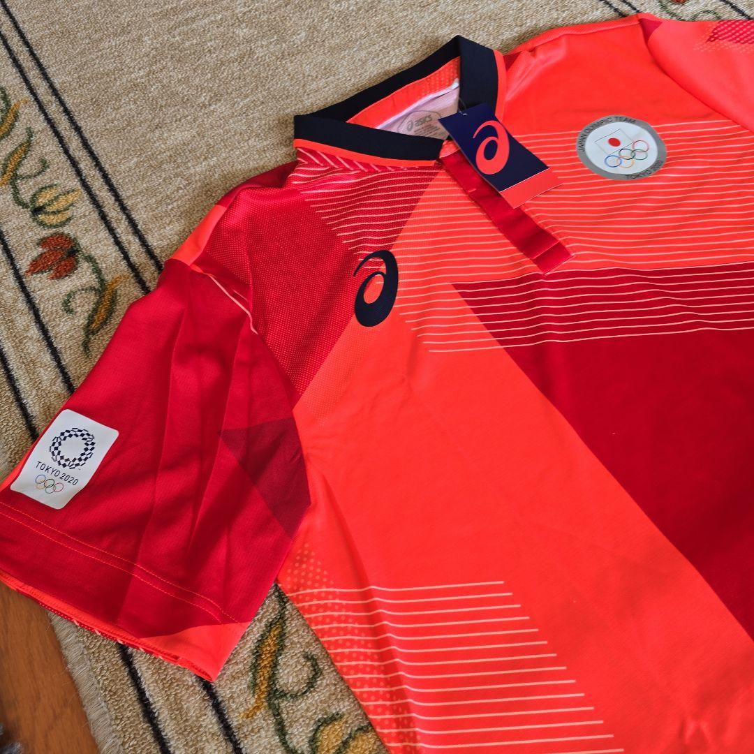 新品)非売品 東京2020オリンピック オフィシャルチームロゴ付 ポロシャツ