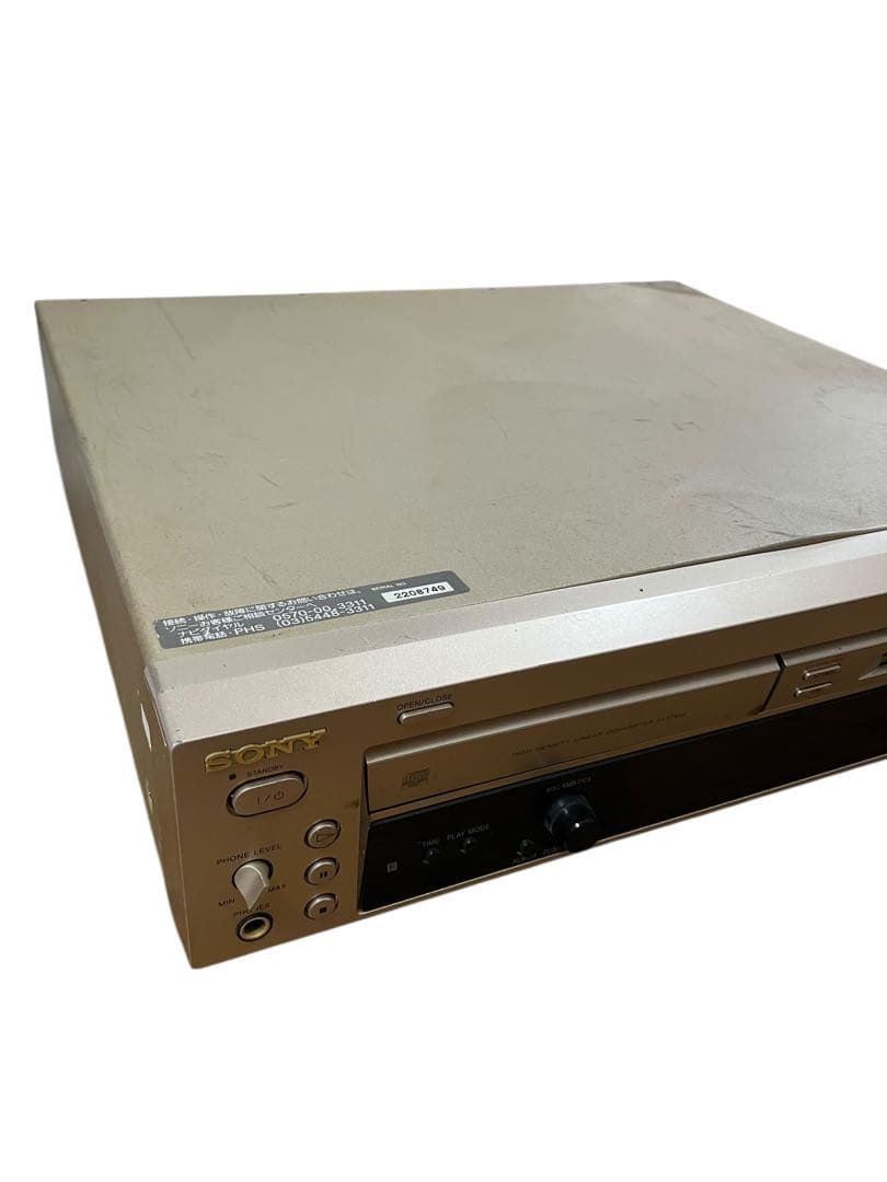 SONY CD MDデッキ MXD-D400 コンパクトディスク プレイヤー