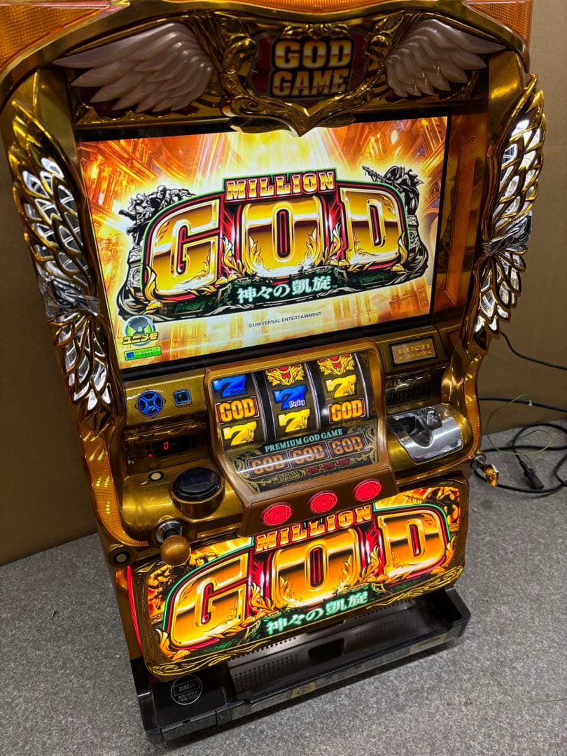 5号機 ミリオンゴッド 神々の凱旋 実機 家庭用フルセット！
