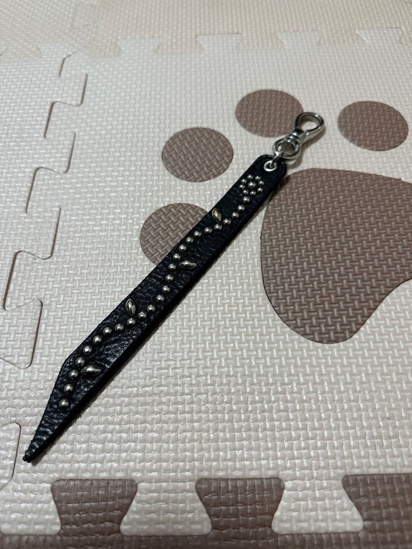 小物 Schott/ FLOWER STUDS LEATHER KEY HOLDER