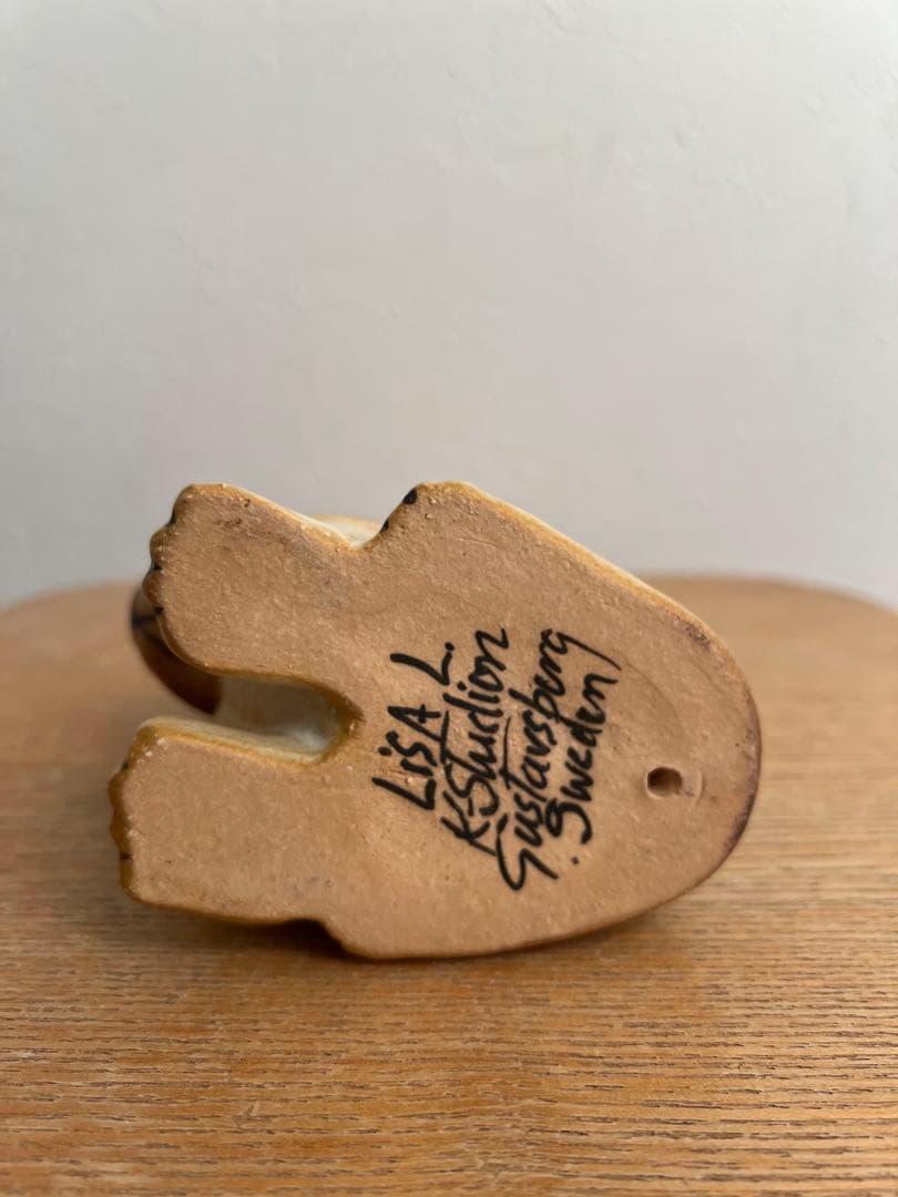 美品　リサラーソン Lisa Larson ケンネル バセットハウンド 犬 北欧