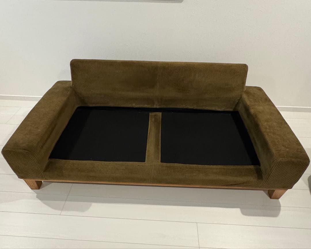 Re: CENO 3人掛けソファー folk／BR【オリーブ：コーデュロイ】