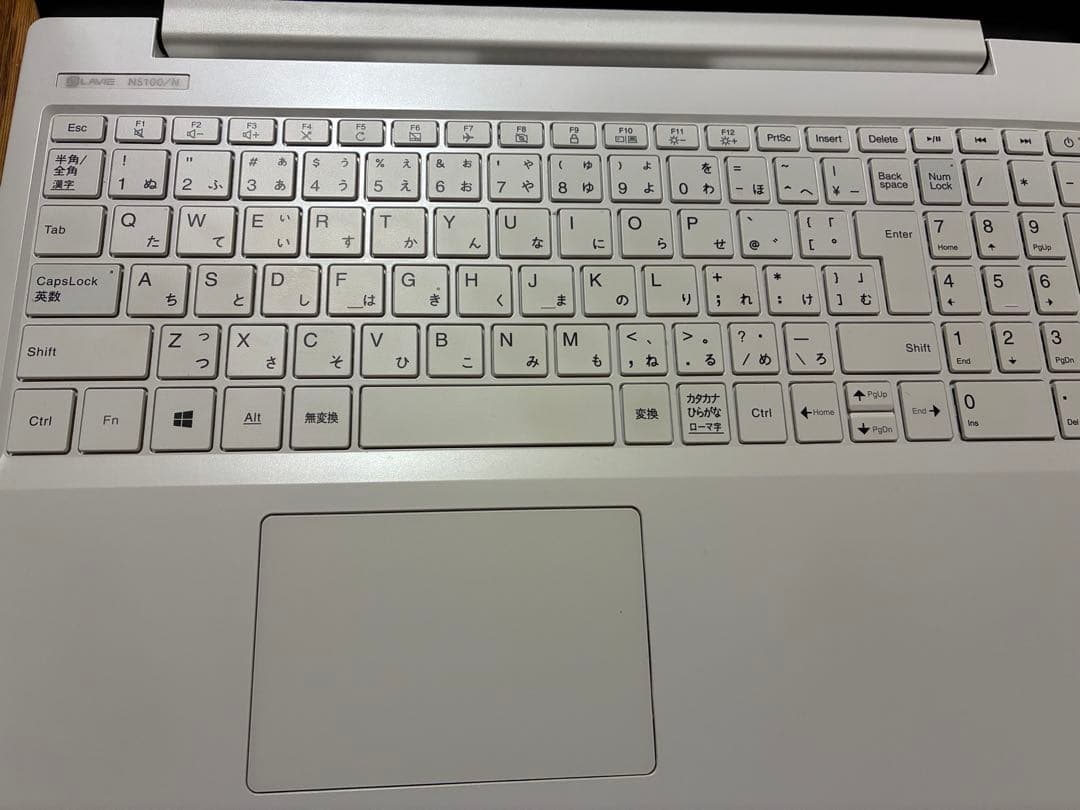 NECノートパソコンWindows11 PC-NS100N2W