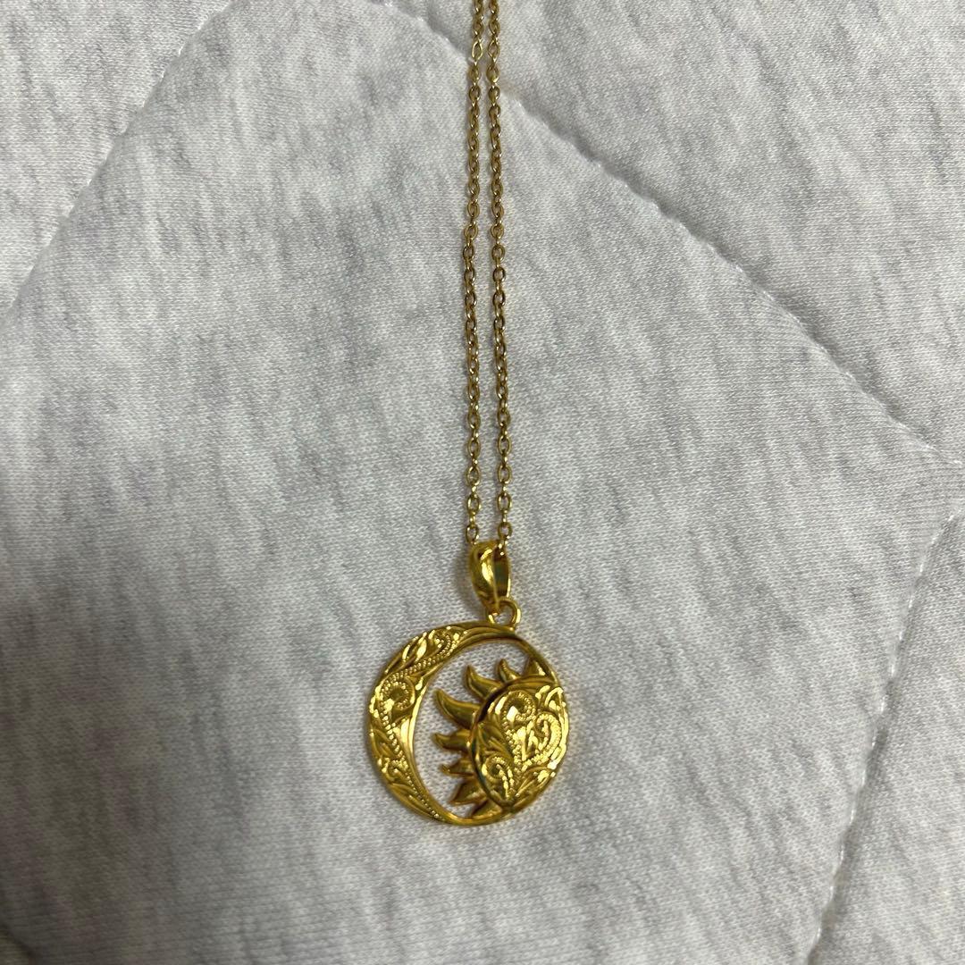 アクセサリー IRIEBEACH moon&sun necklace