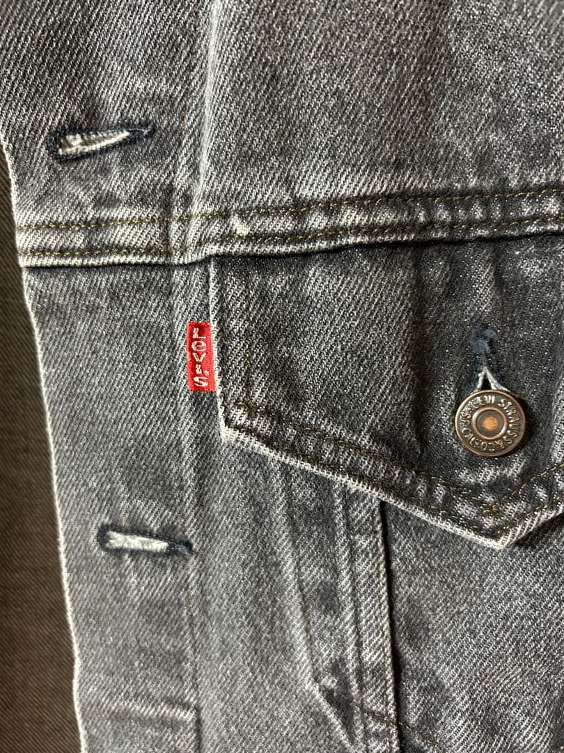 80s Levi’s 70506 0259 先染め　ブラック