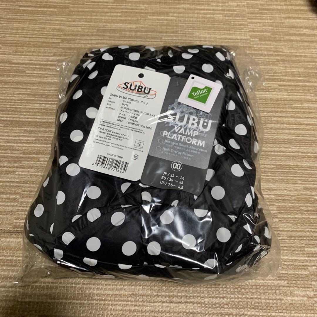 SUBU VAMP Platform サンダル 00サイズ ドット柄 厚底