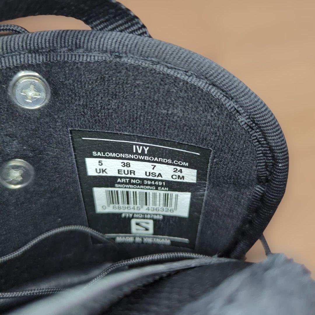 SALOMON スノーボードブーツ ブラック IVY 24cm