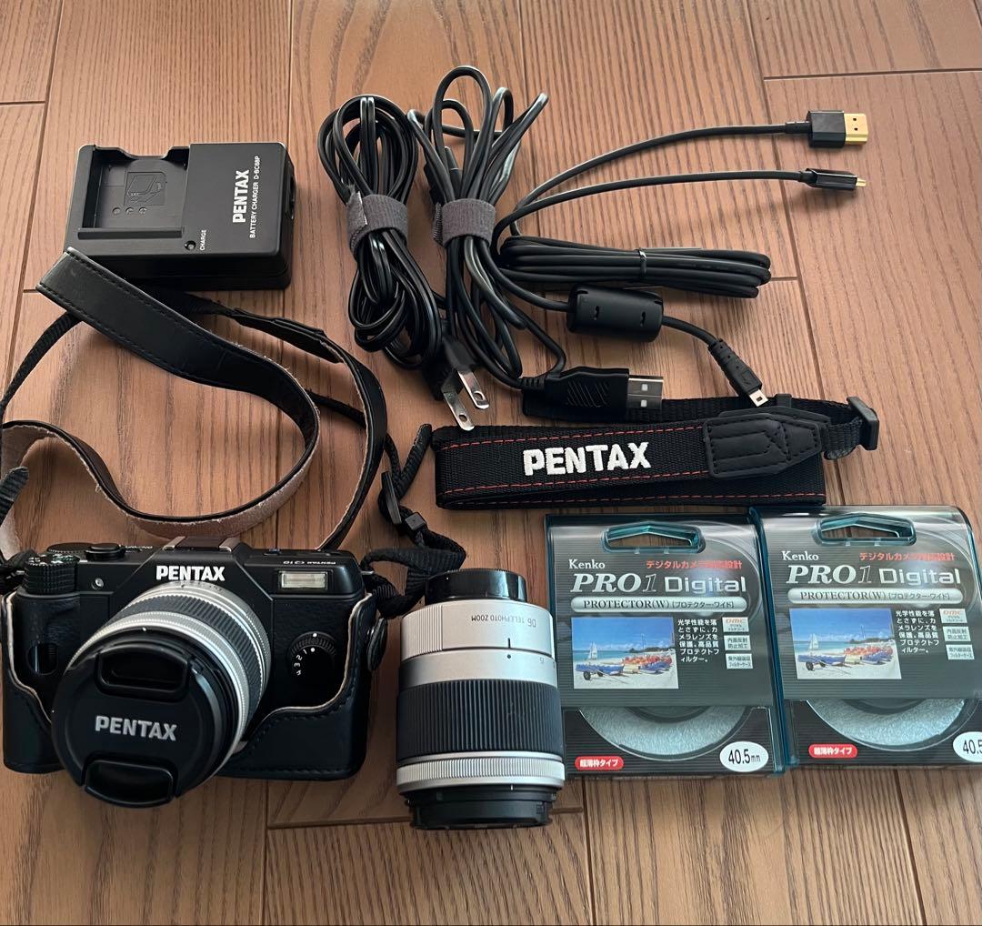 PENTAX Q10 ミラーレス デジタルカメラ レンズ2本セット