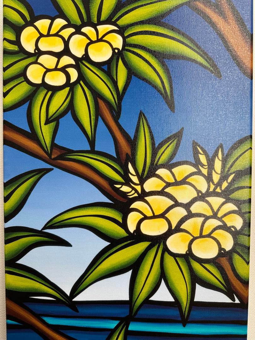 ヘザーブラウン　ジクレー　Yellow Plumeria