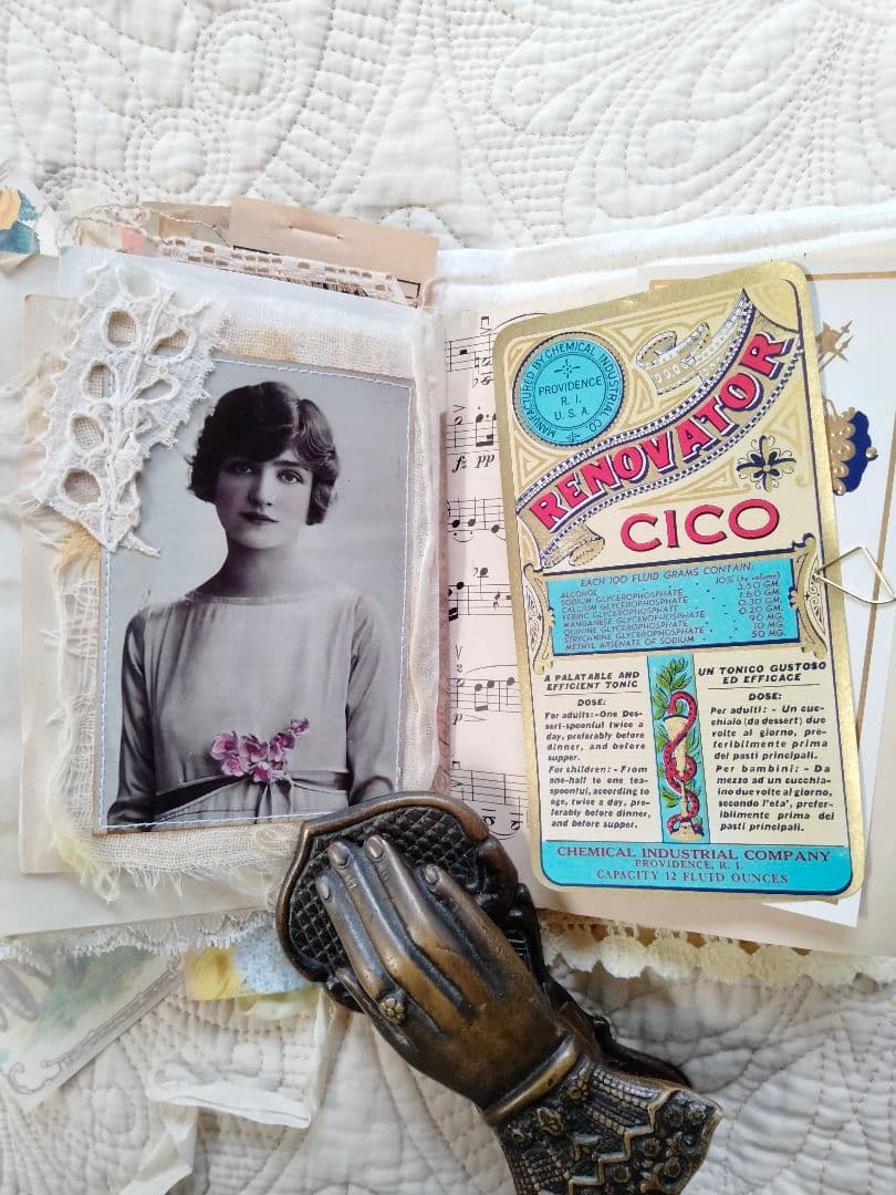 ヴィンテージ手作りジャーナル Old days 10