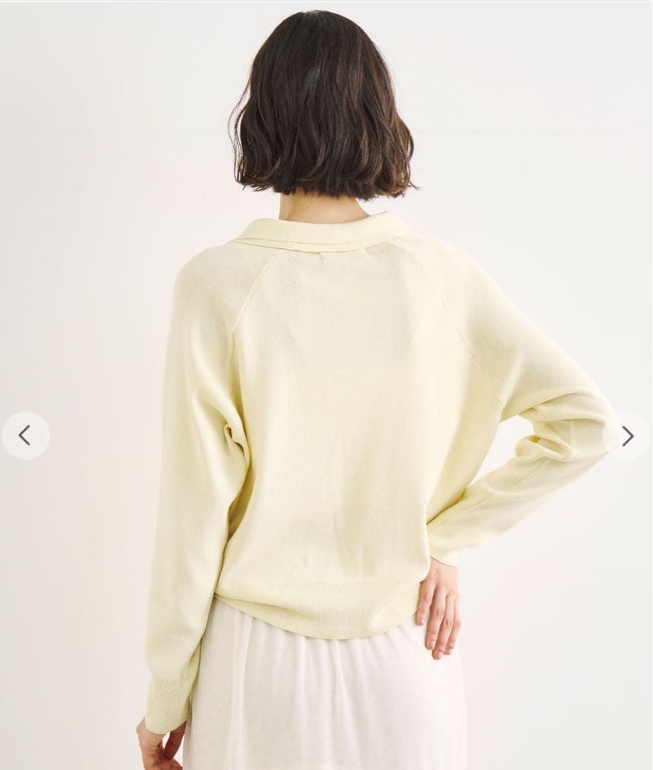 新品未使用　ココディール　cocodeal Wカラースキッパーニットプルオーバー