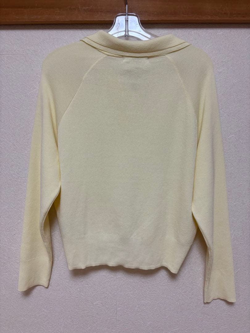 新品未使用　ココディール　cocodeal Wカラースキッパーニットプルオーバー