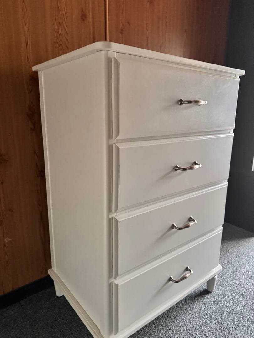 【ねこ】IKEA イケア ティッセダール 白 チェスト