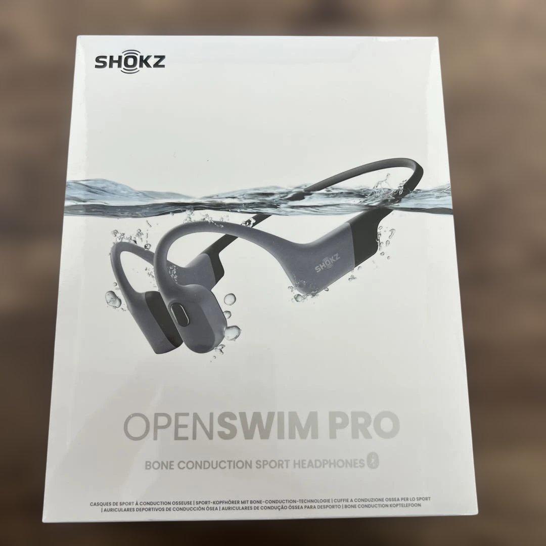 261473 Shokz OpenSwim Pro骨伝導イヤホン 水泳用グレー