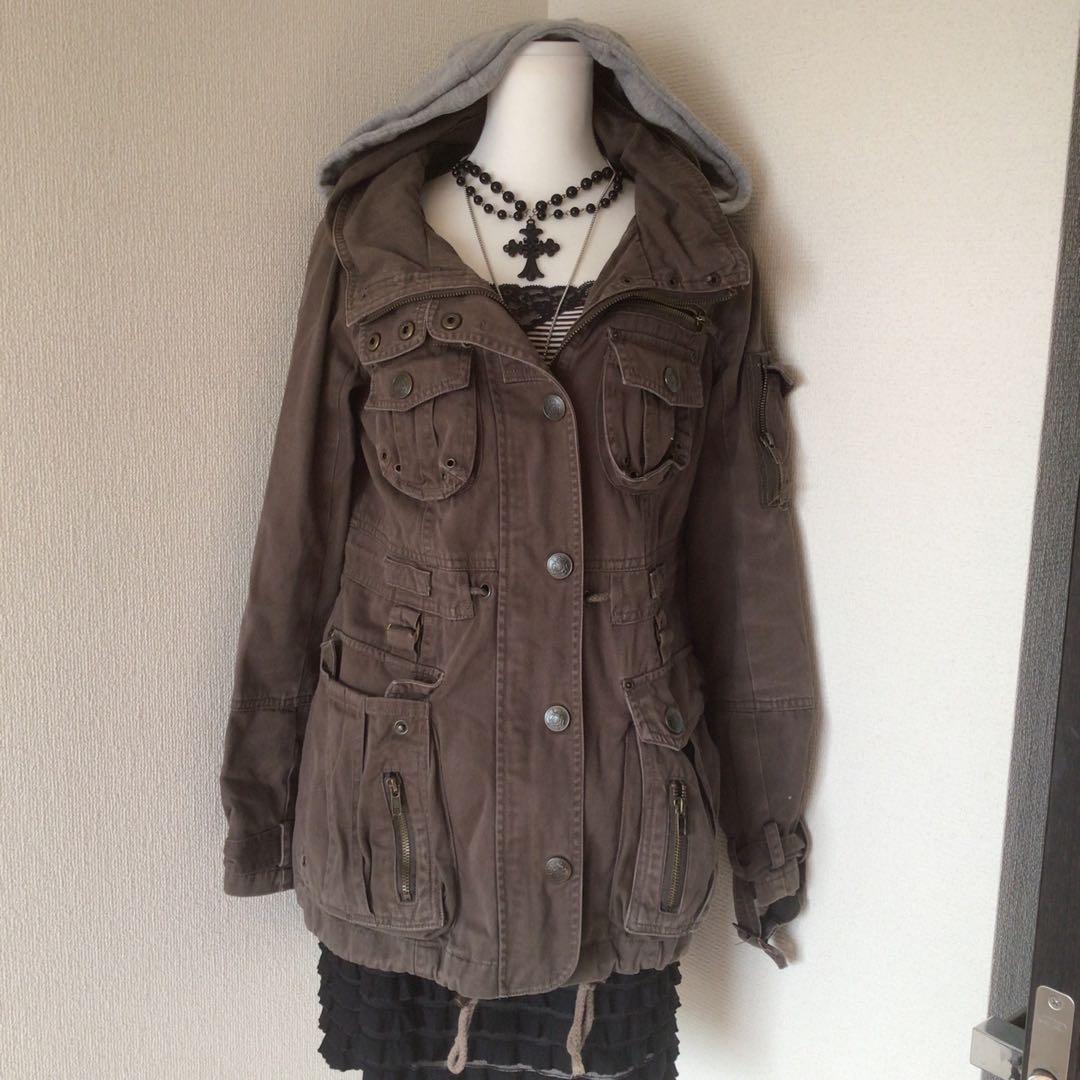 y2k 00s archive グランジgeek モッズコート　お兄系平成ギャル