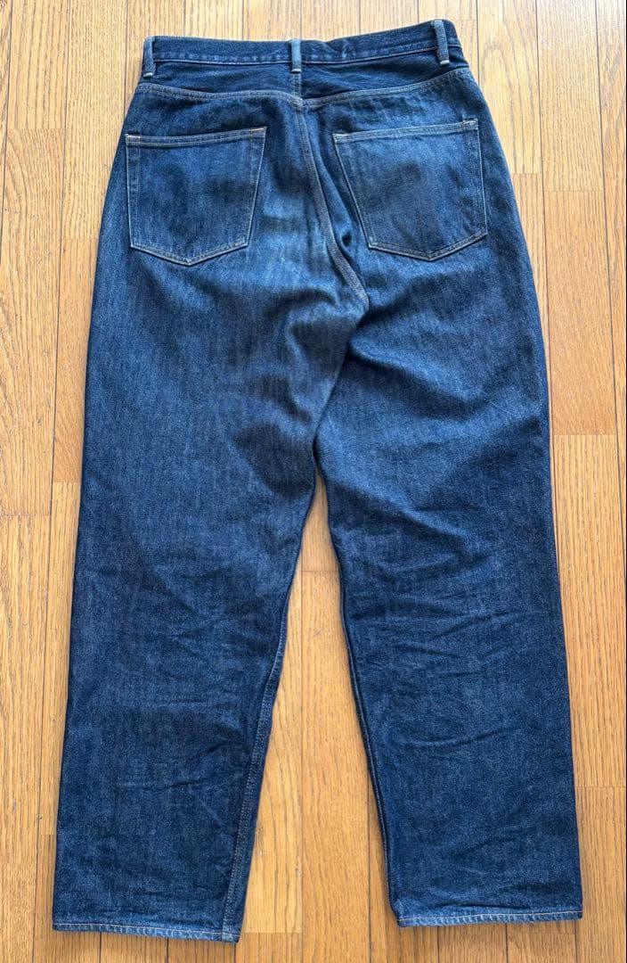 パンツ AURALEE HARD TWIST DENIM WIDE PANTS 32