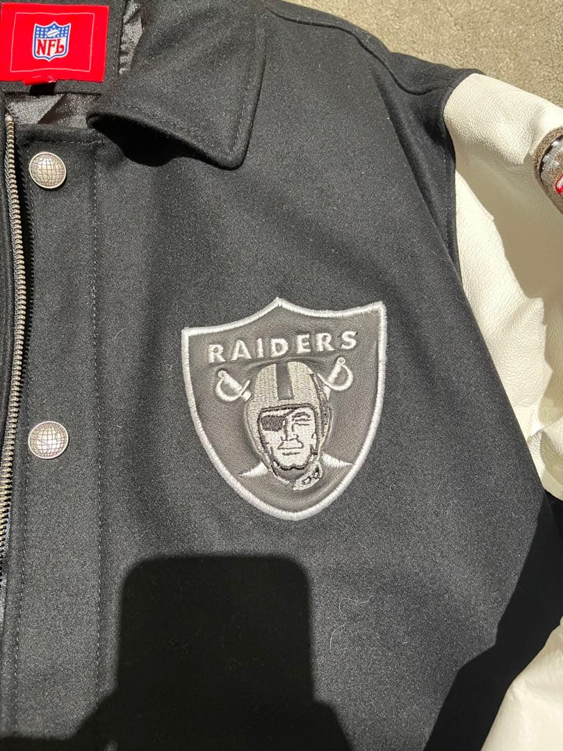 【希少】RAIDERS ボンバージャケット NFL公式