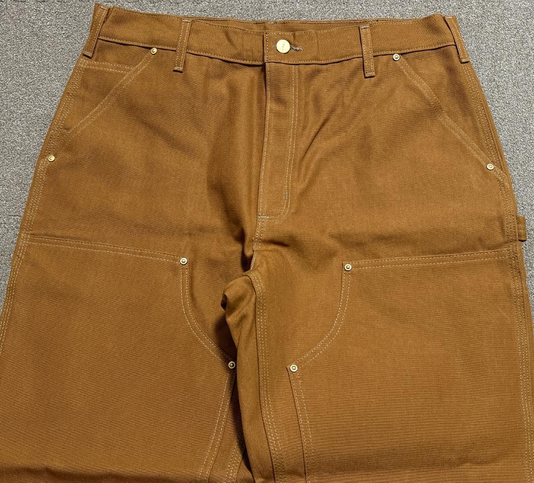 新品 カーハート 米国製 B01フィルムダック ダブルニー パンツ W36L30