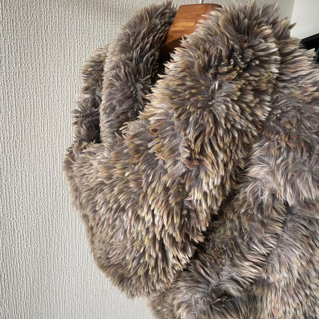 イッセイミヤケ me フード付ファーベスト