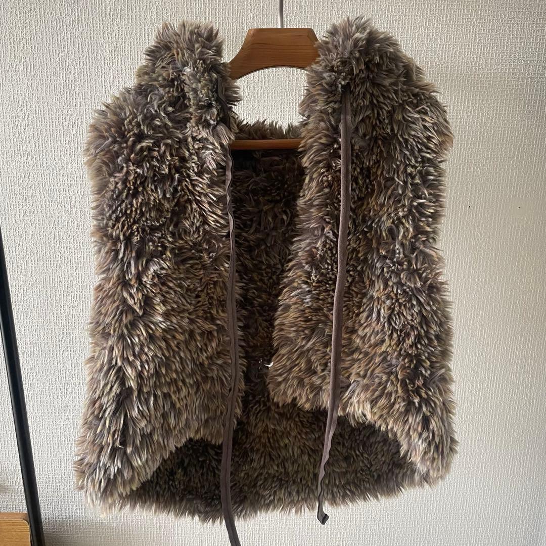 イッセイミヤケ me フード付ファーベスト