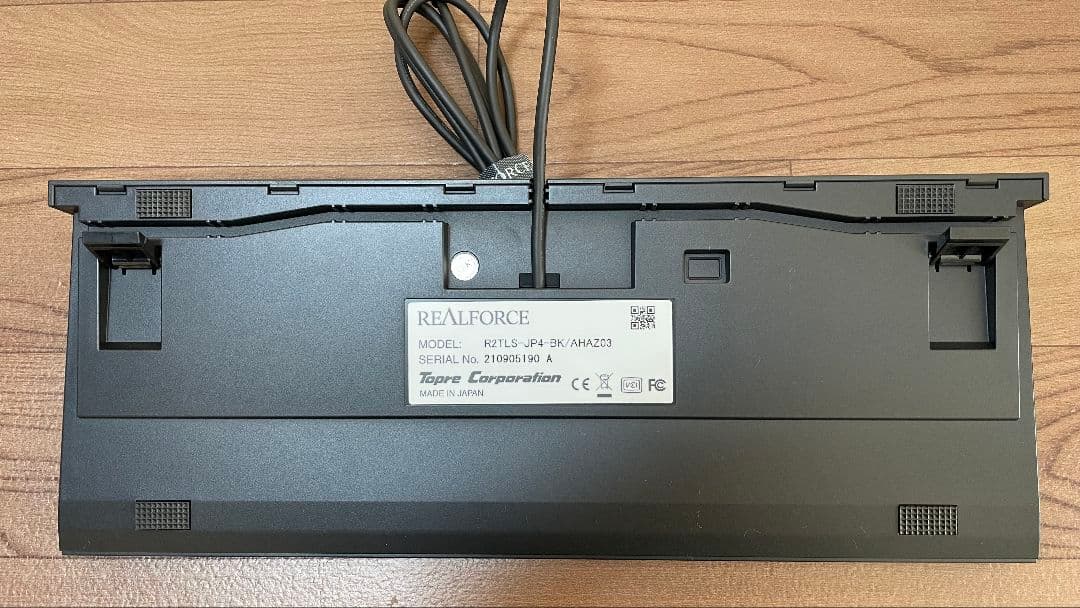 REALFORCE R2 テンキーレス 静音 日本語R2TLS-JP4-BK