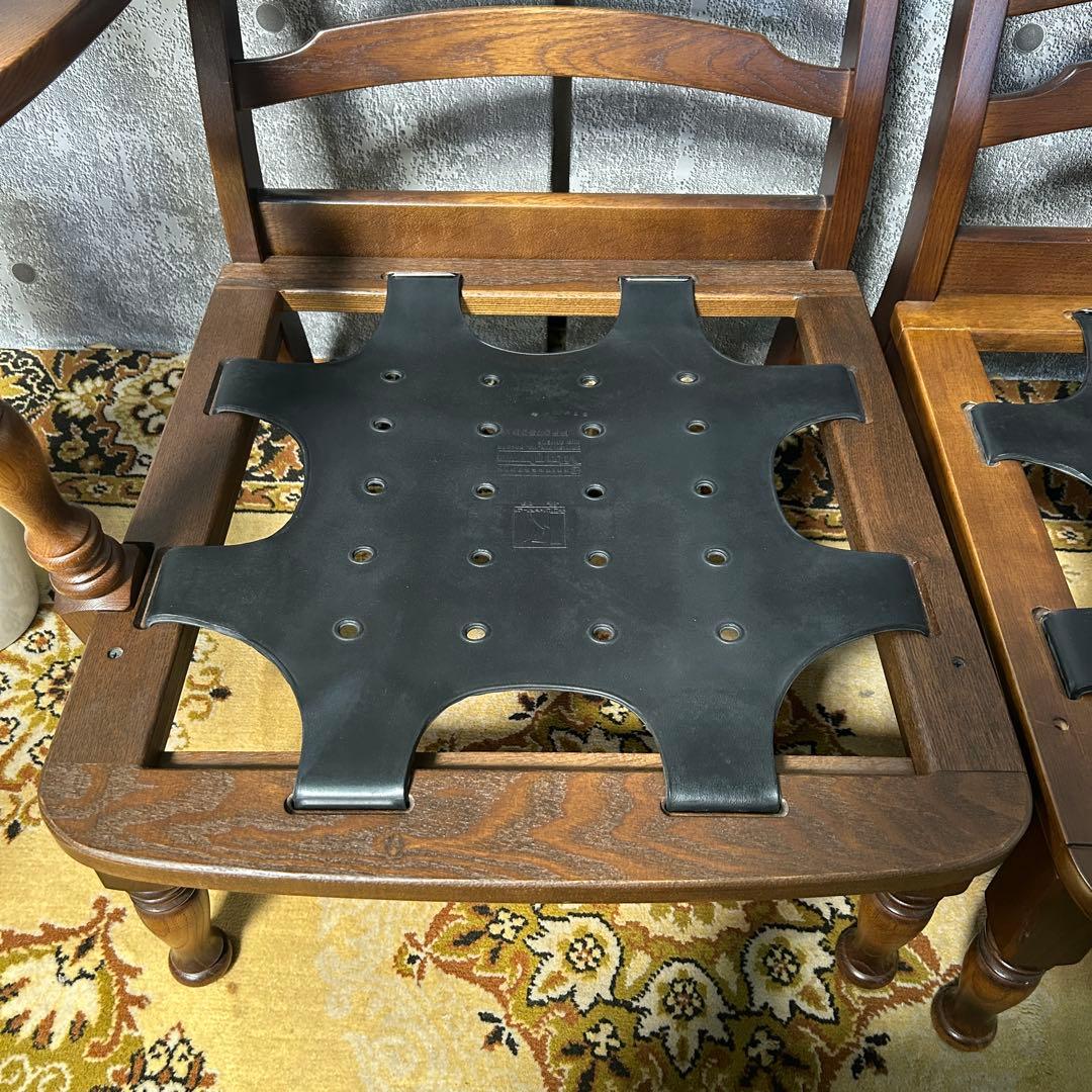 豆佳꧁飛騨産業 HIDA꧂キツツキ 穂高 3Pリビングチェア ソファ 花柄