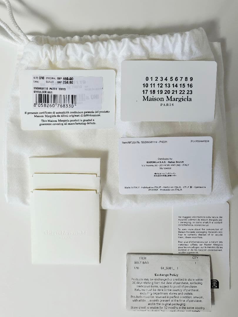 Maison Margiela メゾンマルジェラ ミニ ショルダー カメラバッグ