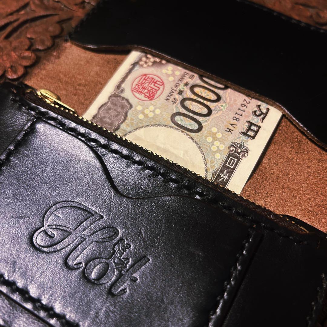 トラッカーウォレットミドル　クロムエクセル