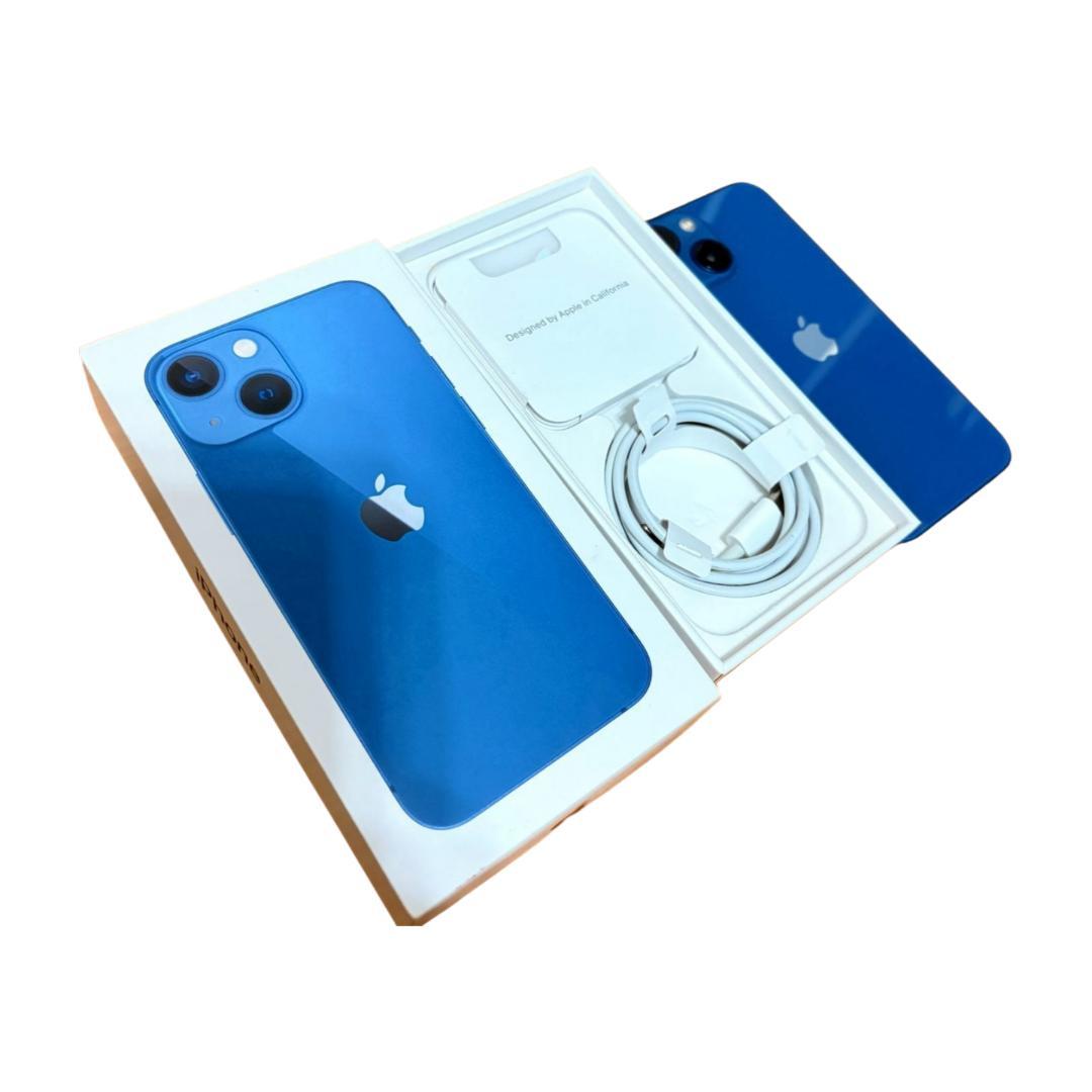 【美品】iPhone 13 mini ブルー 256GB