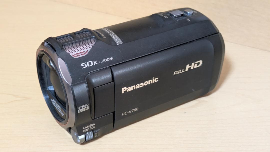 Panasonic HC-V760 ビデオカメラ（多言語・日本語なし）