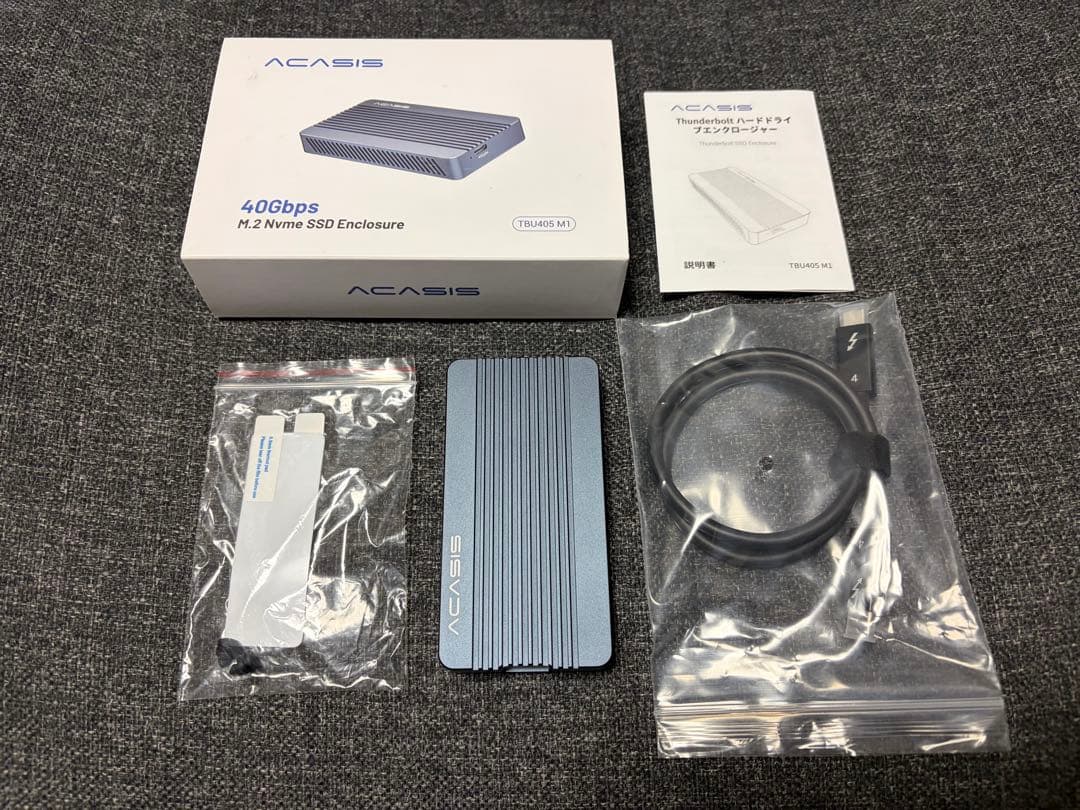 Samsung 980 Pro 2TB SSD エンクロージャーセット