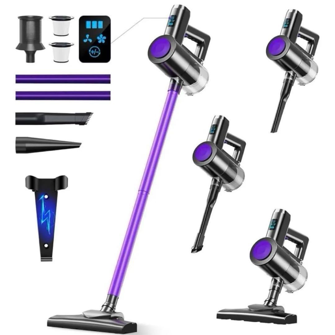 コードレス掃除機 26000pa サイクロン式 ハンディクリーナー 多機能ノズル