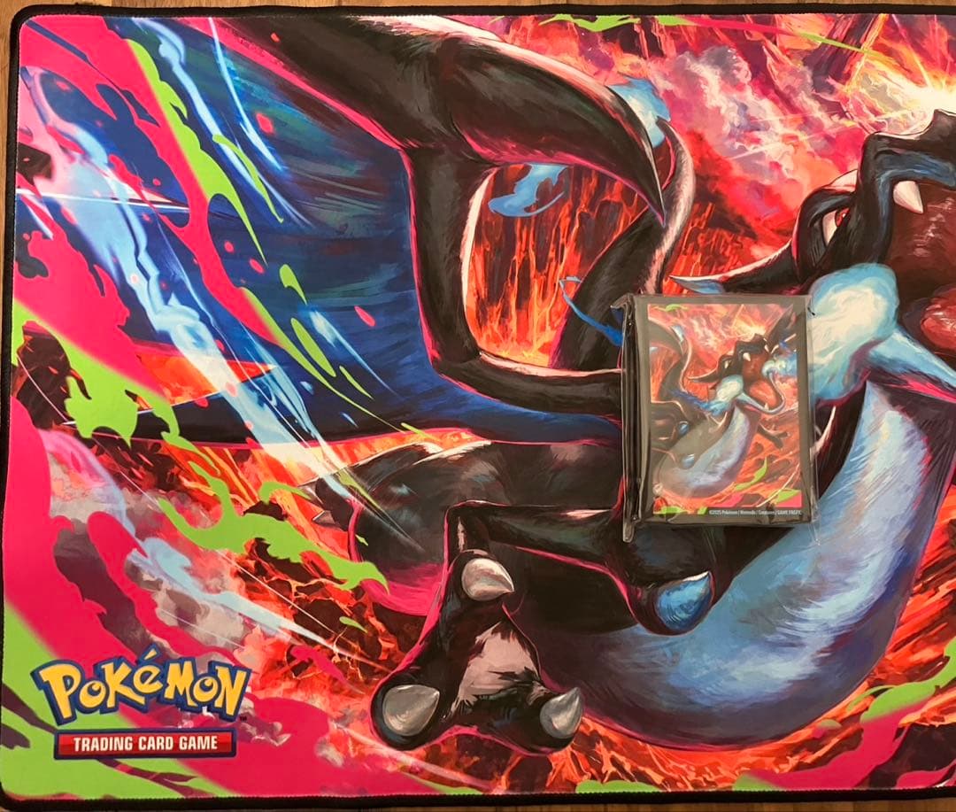 メガリザードンX プレイマット & スリーブ未開封UPC 2025 海外限定品④