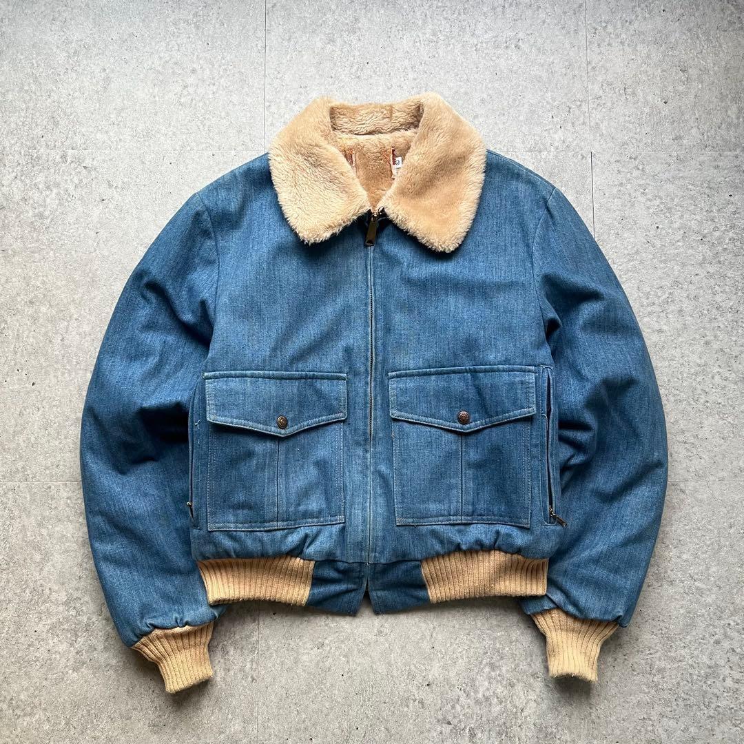 か*で様 70s Levi's リーバイス G-1タイプ デニムボアジャケット