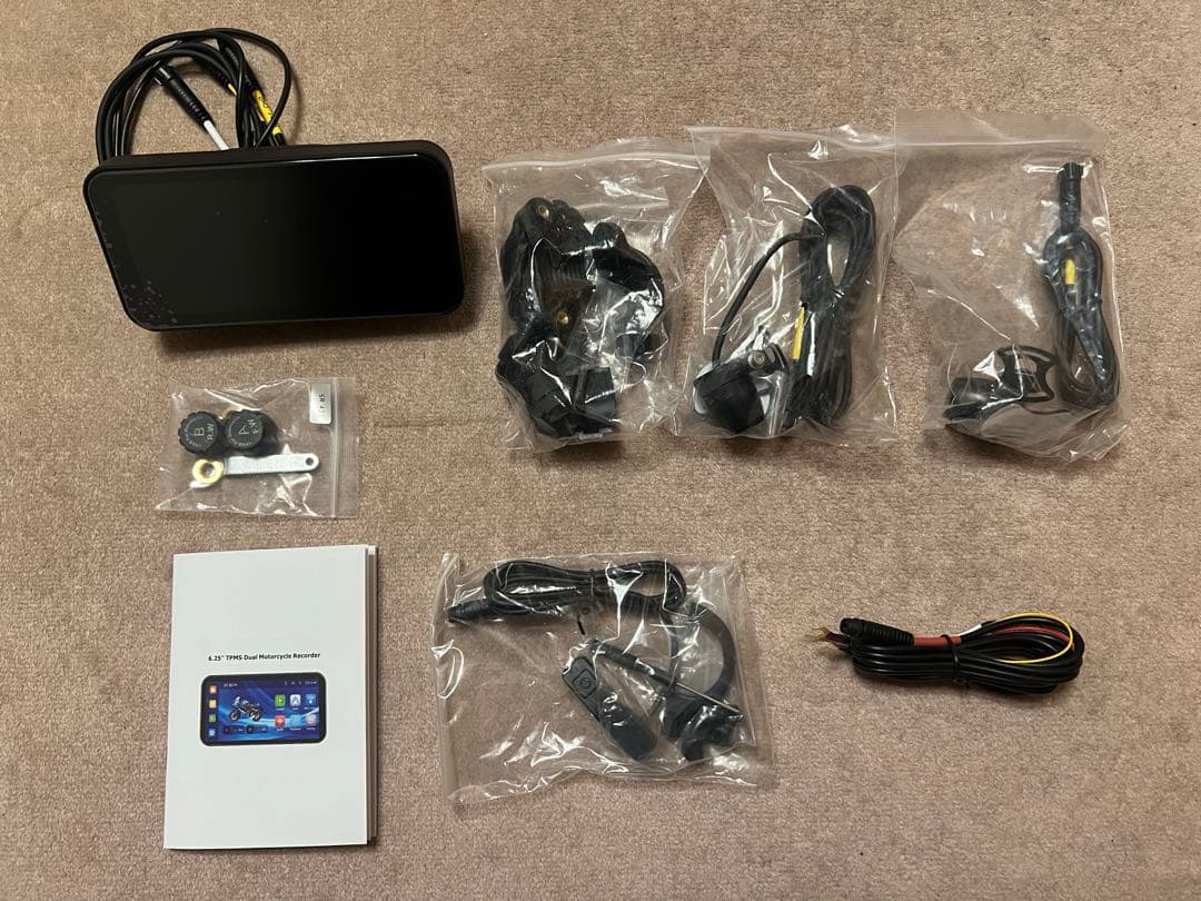 【新品未使用】バイク CarPlay対応 6.25インチ スマートディスプレイ