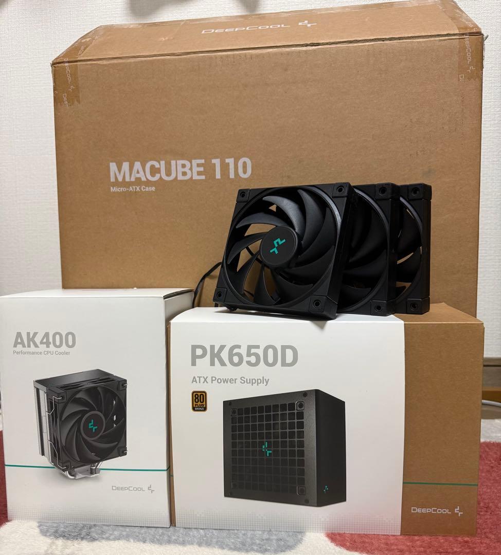 DEEP COOL ケース PCUクーラー650W電源 ケースファンセット売り
