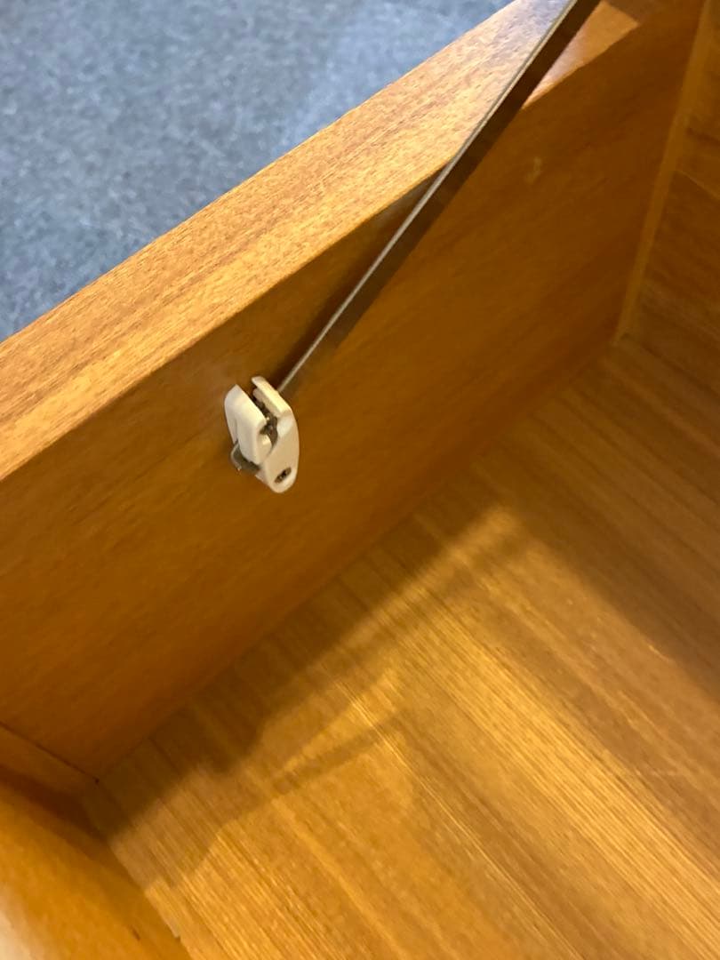 無印良品ドレッサー（タモ材ナチュラル）　イス付き