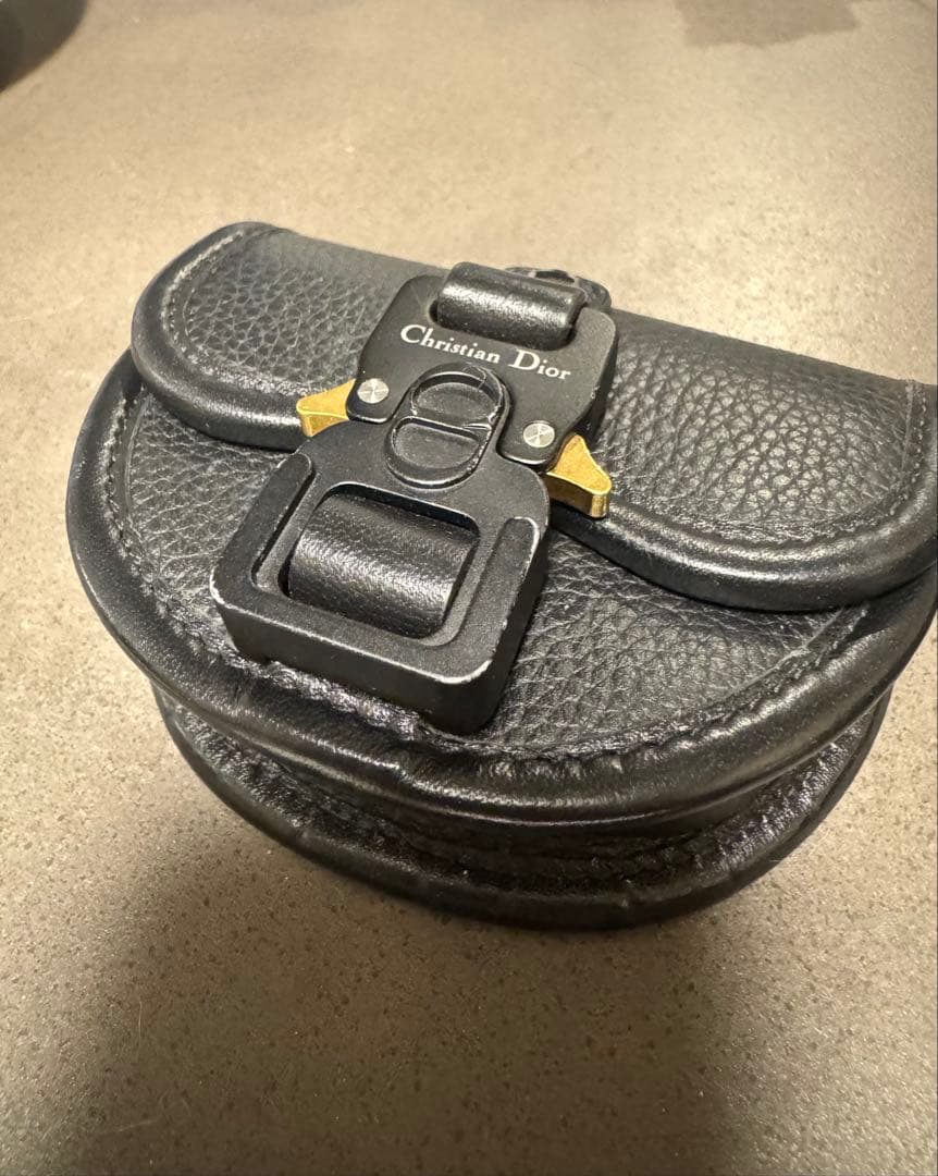 Christian Dior ブラックレザーキーケース
