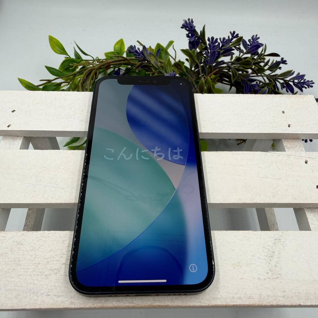 【美品】iPhone 12 mini 64GB ブラック 385