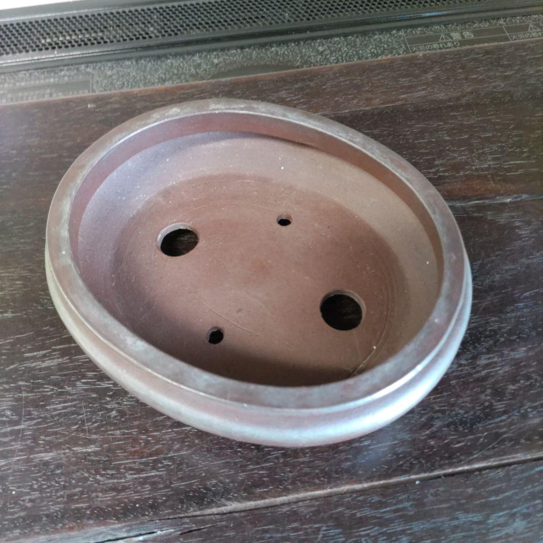 柴勝、山秋の盆栽鉢２点セット、山野草鉢、植木鉢、常滑焼、古鉢、