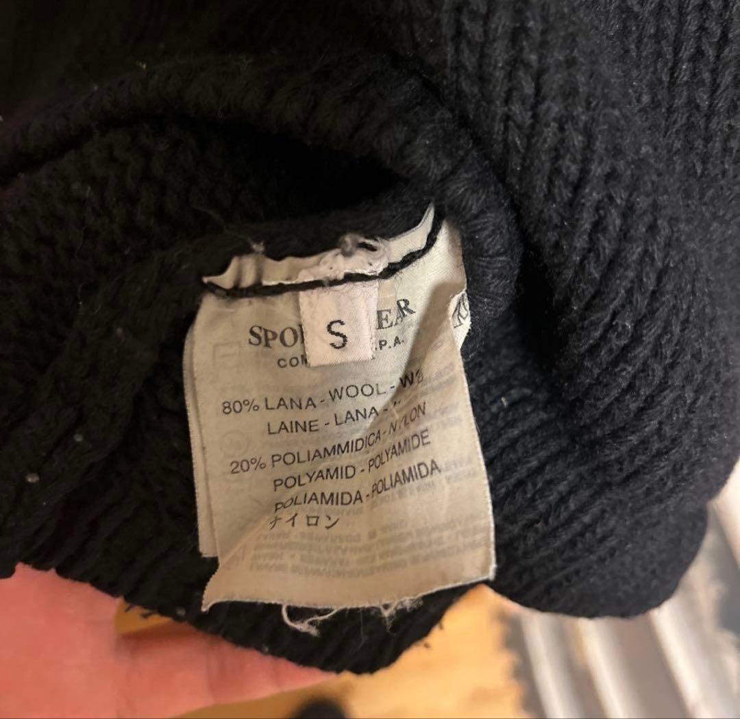 Stone  ブラック ニット