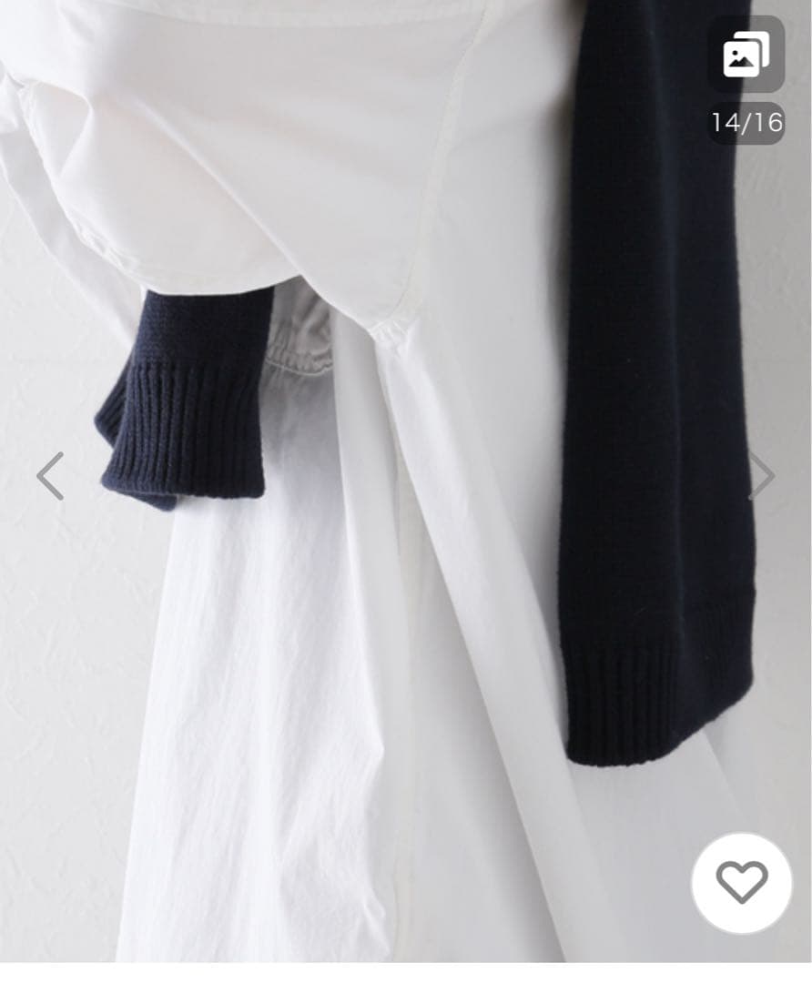 Deuxieme Classe Lily sof ネイビーポンチョ