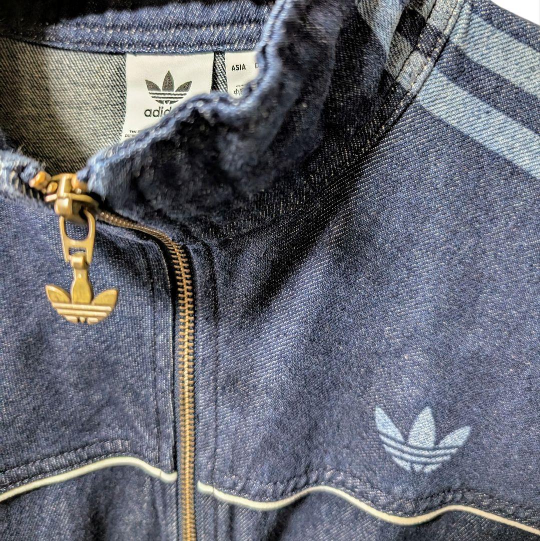 【値下げ】新品未使用 アディダス デニム トラックジャケット XL