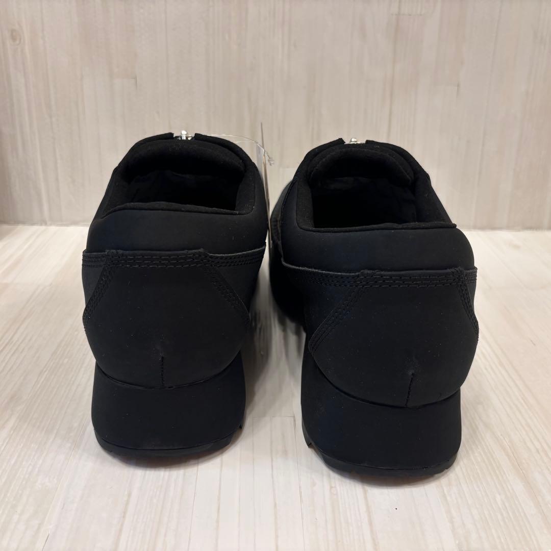 美品 ザ ノース フェイス ホーンド ジップ モカシン シューズ ブラック