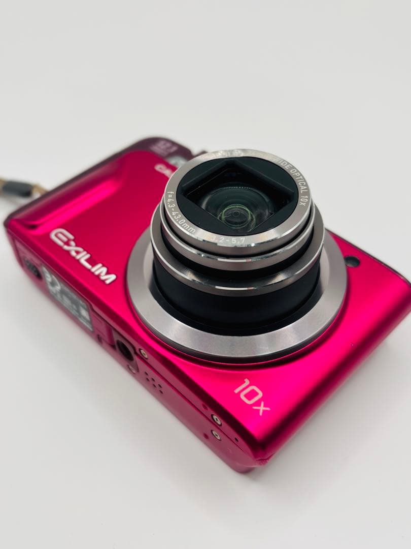 【美品】CASIO EXILIM EX-H10 ピンク 動作品 オールドコンデジ