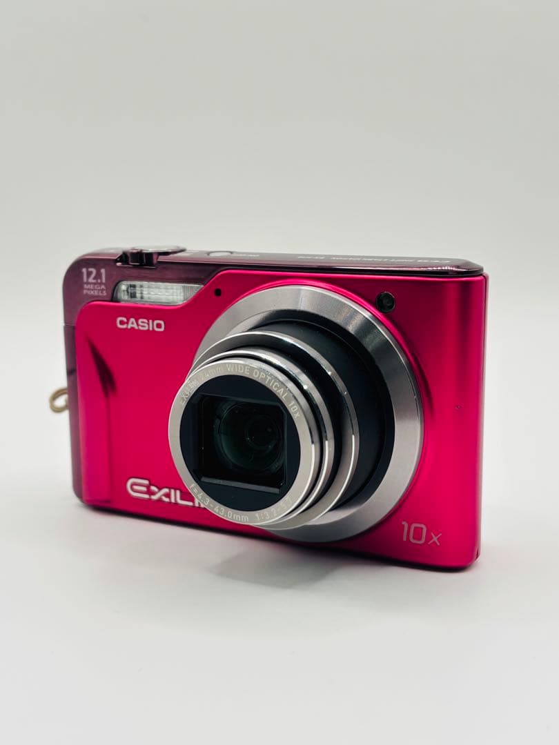 【美品】CASIO EXILIM EX-H10 ピンク 動作品 オールドコンデジ