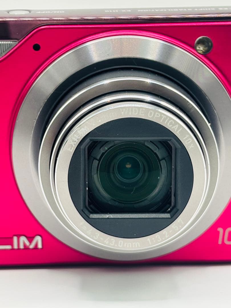 【美品】CASIO EXILIM EX-H10 ピンク 動作品 オールドコンデジ