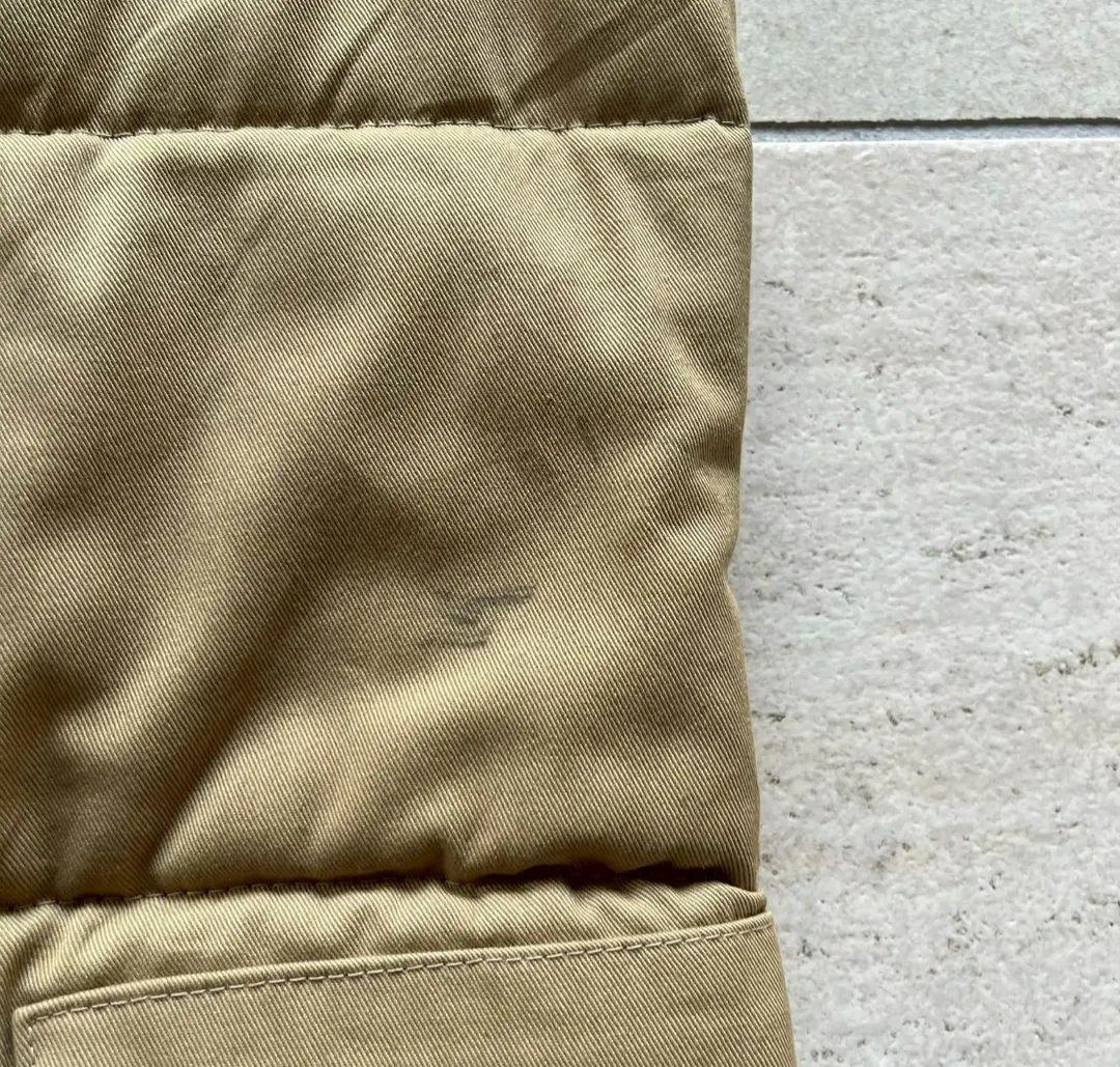 80's ダウンベスト　ブラウン　リバーシブル　XL