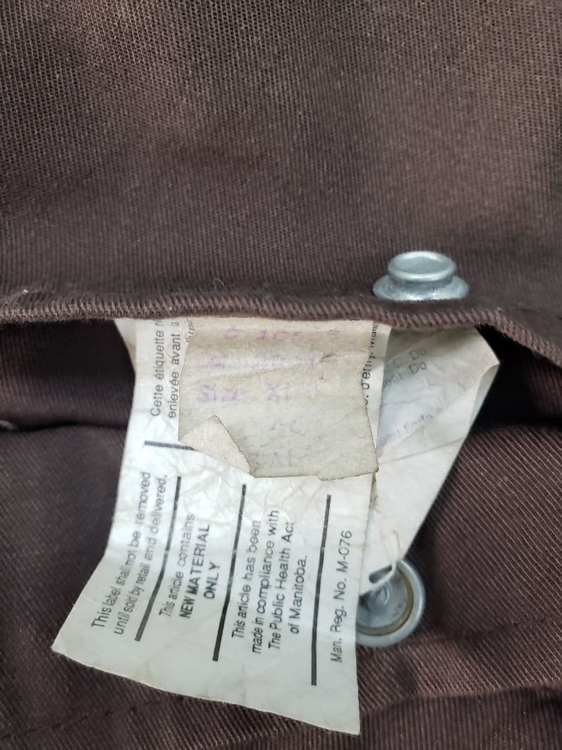 80's ダウンベスト　ブラウン　リバーシブル　XL